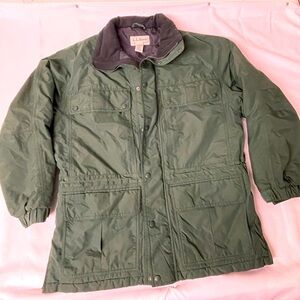 Men’s M LL Bean Maine Warden's Parka Gore-Tex Puffer DownCoat 0CS45 Medium Green